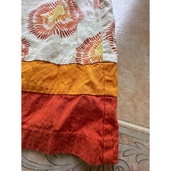 Trina Turk Los Angeles Sun Dress Beige Printed Silk Blend Sleeveless Size 4 - Picture 5 of 8